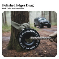 Recovery Snatch Ring Heavy Duty Winch Accessory Wear-Resistant for Truck Drivers