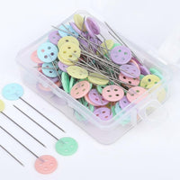 Ceramic Sewing Pins Stainless Steel Ultra Sharp Pearl Head Sewing Tools Boxed Set Suitable for Home Tailoring Creative Projects Pattern Design Apparel Making