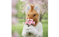 Hare Fursuit Furry Surface Bunny Costume with Paws Soft Bunny Costume Set for Cosplayers, Entertainers, Conventions, Photoshoots