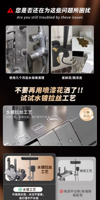荣事达淋浴花洒套装家用沐浴增压花洒卫生间洗澡淋浴器花洒套装 【枪灰恒温升级款】航空铝体/钢琴键控/星空顶喷/四模式出水