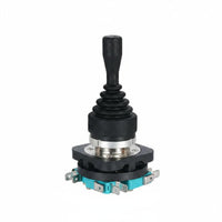 Water, Oil, and Dust Resistant 4 Position Joystick Switch High Reliability Four-Directional Joystick Switch Silver Alloy Contacts Flame Retardant Casing for Machinery Operators, Technicians, Engineers, Hoists, Control Panels, Cranes