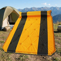 Inflatable Mattress and Air Bed for Outdoors, Self-Inflating Camping Mat with Integrated Pillow, Roll Mat Camping and Picnic Mat, Beach Mat
