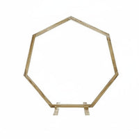 Heptagonal Wedding Arch Easy to Assemble Event Decoration Multipurpose