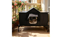 Outdoor Cat Shelter Removable Cat Tent Bed Warm for Rainy Weather