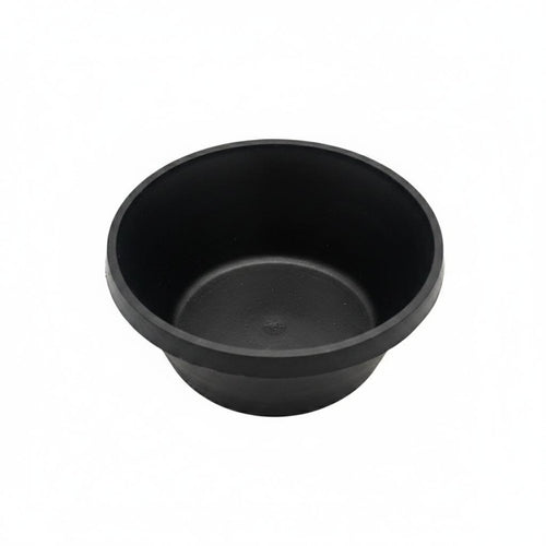 Rubber Feed Pan Pet Bowl Textured Pet Feeding Bowl Single-Piece