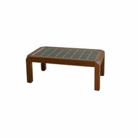 Vintage & look Low Table with Tiled Top Space-Saving low-height Coffee Table sturdy Construction Living Room Furnishing Easy Assembly for Apartment Dwellers, property owners, Interior Designers, Small areas, Lounge Area, Home Office, Bedroom