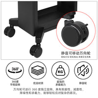 美容美发置物小推车理发店烫染工具车发廊手拉杠子多功能工具柜