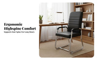 Ergonomic Computer Chair Highspine Support Upholstered Caster Chair Padded Comfort Plush Upholstery for Poker Players, Workplace