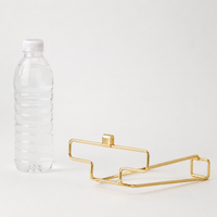 No-Drill Wine Glass Rack, Modern Metal Hanging Wine Glass Holder for Home Bar, Under Cabinet Stemware Rack, 26 cm