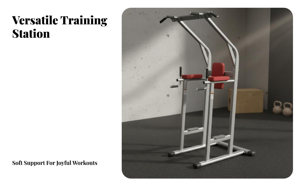 Commercial Grade Pull-up and Station Heavy Duty Steel Frame Multi-Function Fitness Frame Sturdy Construction Multi-Function Workout Frame Stable Four-Point Base for Athletes, Adults, Family, Gym, Full Body Exercise, Indoor, Garage