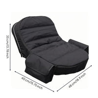 Riding Mower Seat Cover Padded Cushioned Mower Seat Cover Waterproof