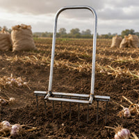 Garlic Fork Cylindrical Handle Garden Gear Upright Frame