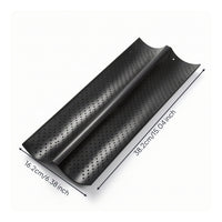 French Bread Pan Perforated French Bread Pan French Bread Tray Two-Slot Bakeware Double-Channel for Home Bakers, Oven