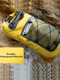 Outdoor Rafting Waterproof Bag with Mesh, Large Capacity Beach Bucket Bag