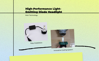D2H LED Headlight Bulb 6500K