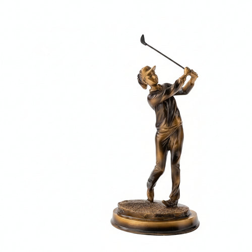 Golf Figurine Tabletop Golfer Statue Sculpted for Study, Golfers