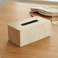 Stone Look Tissue Box Cover Minimalist Stone Look Tissue Box Easy to Clean Household Decor for Living Room, Desk