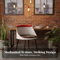 Oil Drum Armchair Creative Design Utilitarian & Design Seating Long-Lasting Finish Cushiony Pading for Business Owners, Cafe