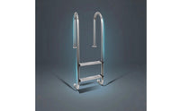 Stainless Steel Pool Ladder Anti-Slip Pool Ladder with Handrails Rust Resistant for Homeowners