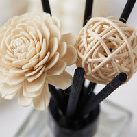 Reed Diffuser Set with Dried Flowers, 120ml