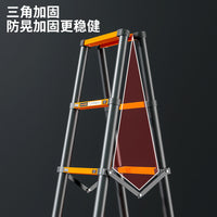 Jiangzhicheng Thickened Carbon Steel Telescopic Ladder, Multi-functional, Foldable
