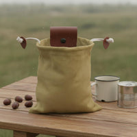 Portable Canvas Forage Bag Handsunrestricted Fruit Picking Bag for Camping