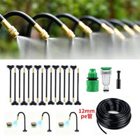 Universal Spray Nozzle Watering Kit with 10M Pipe and 10 Nozzles