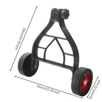 Vegetation Eater Auxiliary Wheel Kit Universal Fit Adjustable Weeder Guide