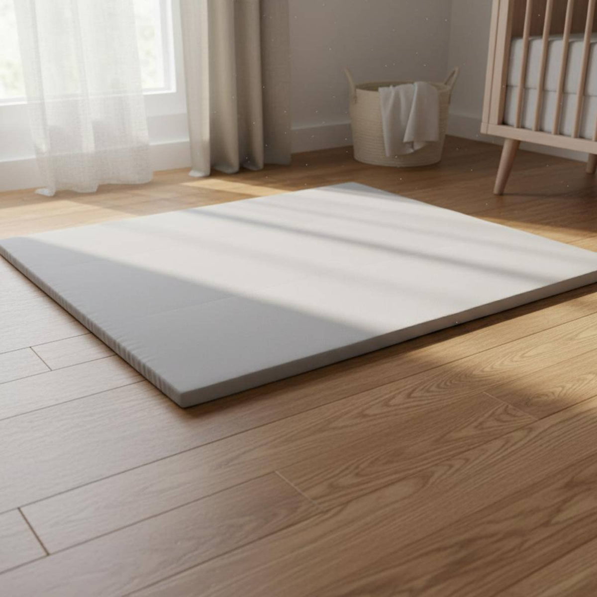 Crawling Mat Protector Machine Washable Infant Play Mat Cover Dust-Resistant Snug Playmat Sheet for Infants, Young Children