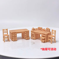 1/64 工作台 桌子  配件 工业 汽车文化 白膜
