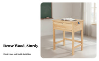 Single Student Desk with Chair Long-Lasting Construction child's Desk and Chair Set Easy Assembly Ergonomic Design for Students
