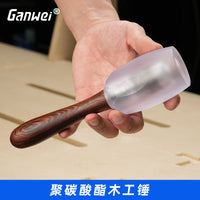 Polycarbonate Hammer with Cushioning, No Marks, for Woodworking and Furniture Assembly