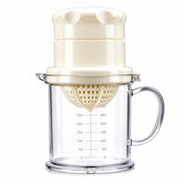 Manual Hand Juicer Clear Hand Citrus Press Measuring Marks