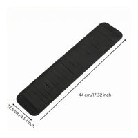 Faucet Splash Mat Long-Strip Behind Faucet Mat Rounded Corners for Desktop