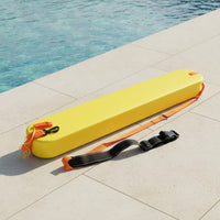 High Buoyancy Rescue Buoy with Strap Adjustable Swimming Buoy with Buckle Streamlined Safety Flotation Device Essential for Swimmers