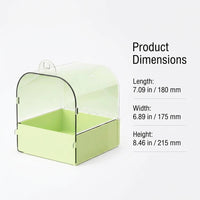 Bird Bath Box Hooks, Transparent Bird Bath for Budgies, Tub Pet Bird Bath, Pet Bird Bath Box, Small  - Image 5