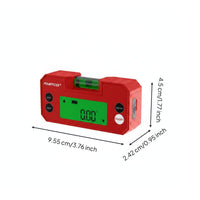 Precision Measurement Digital Angle Gauge High Accuracy Digital Angle Gauge Portable Inclinometer for Construction, Woodworking, Metalworking, Machining