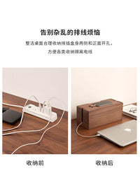 电线收纳盒无线路由器置物架排插数据线遮挡理线器机顶盒子集线盒