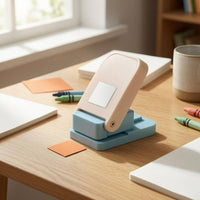 Manual Paper Embosser Compact Scrapbook Punch Tool Portable Square Punch Embosser for Scrapbooking