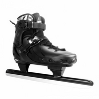 Black adult speed skates for training