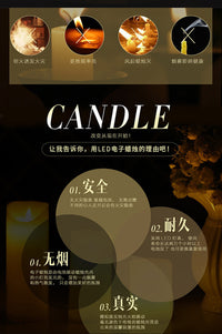 USB充电蜡烛仿真蜡烛灯婚庆KTV会所装饰灯led电子蜡烛灯跨境蜡烛