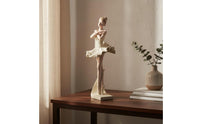 Ballet Dancer Figurine Artistic Style Ballet Girl Sculpture Elegant Design Ballerina Statue for Dancers, Girls, Living Room, Bedroom, Bookshelf