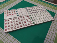 Custom Acrylic American Mahjong Tiles - 4-Layer Set in Dark Green