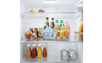 Fridge Drink and Condiment Holder Easy Reach 360 Degree Rotating Storage Bin