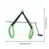 Cow Hip Lift Stand 1-Ton Capacity Cattle Lifter with Padded Loops Heavy Duty Hoist for Farmers, Veterinarians, Farms