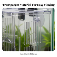 Aquatic Habitat Hatchery Box Removable Divider Aquatic Habitat Separation Box Betta Guppy Breeding Fish Habitat Multi-Functional