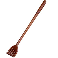 Wooden Back Scratcher with Massage Claw, Natural Style