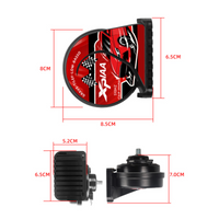Two-Tone Waterproof Car Horn, 12V Powerful Universal Fit