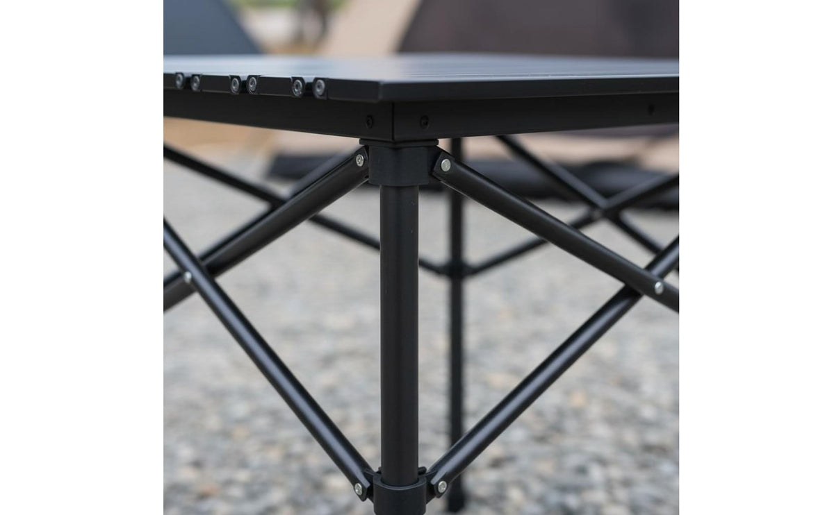 Roll up Folding Table Compact Foldable Outdoor Table Easy Storage for Beach