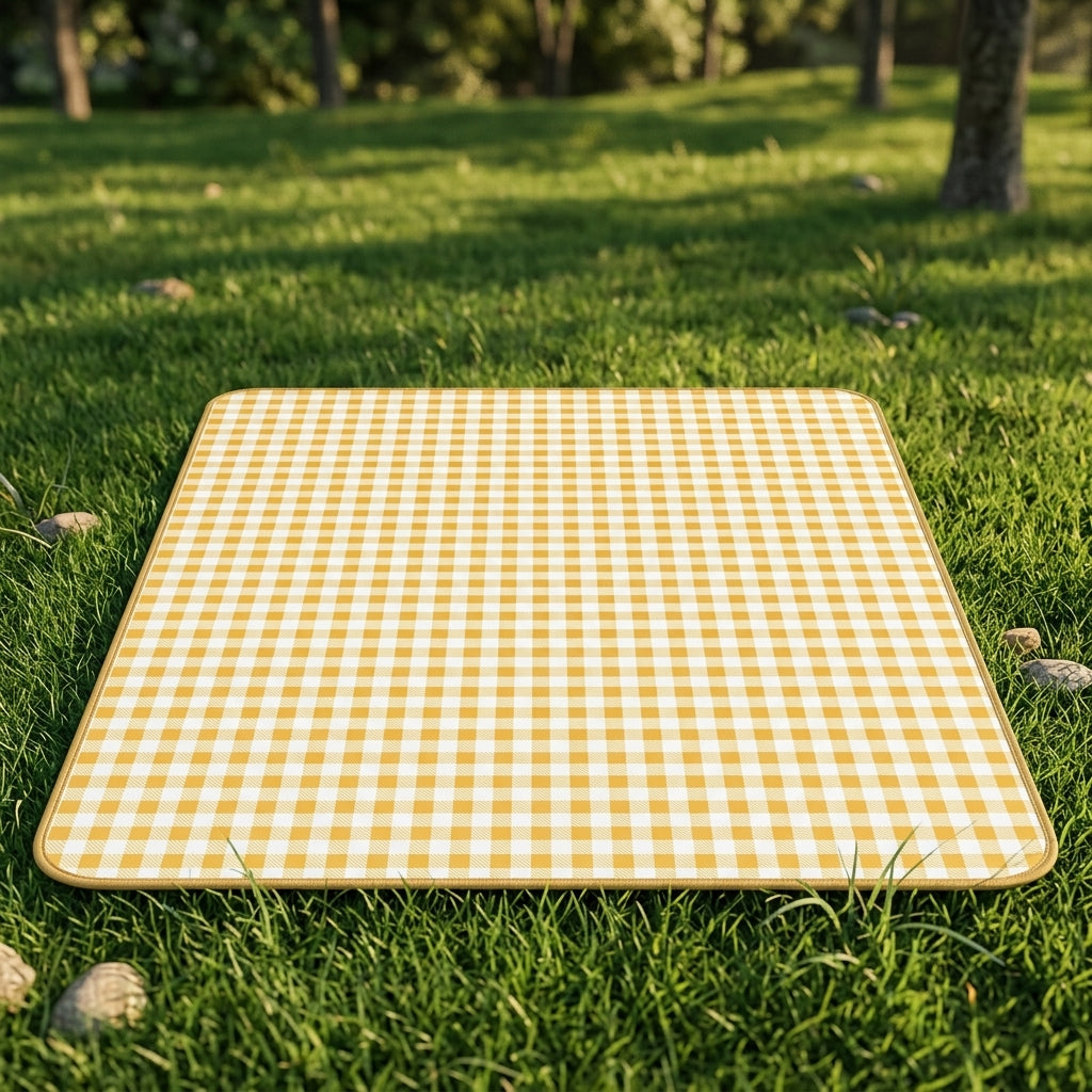 Picnic Blanket and Waterproof Mat for Outdoor Fun, Soft Play Mat with Cute Patterns, Durable Camping Mat and Camping Gear, Soft Beach Blanket